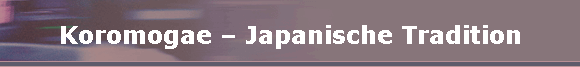 Koromogae  Japanische Tradition